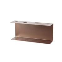 LIROdesign doucherek met zeepdispenser Bordeaux - brons LIROdesign doucherek met zeepdispenser Bordeaux - brons