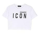 DSQUARED2 KIDS t-shirt à logo imprimé - Blanc