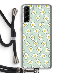 Spiegeleitjes: Samsung Galaxy S21 Plus Transparant Hoesje met koord