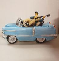 Elvis Presley Cookie Jar Blue Cadillac