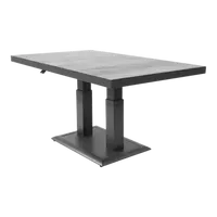 Loungetafel buiten tuin verstelbaar Prato 2.0 Negro 140x85cm Lesli Living