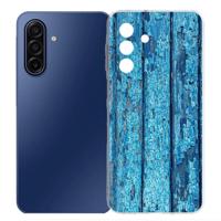 TPU Hoesje Samsung Galaxy A17 - Wood Blue Backcover