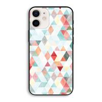Gekleurde driehoekjes pastel: iPhone 12 Biologisch afbreekbaar hoesje