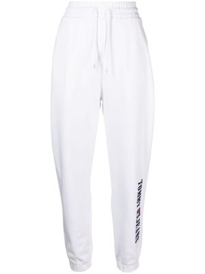Tommy Jeans pantalon de jogging à logo imprimé - Blanc