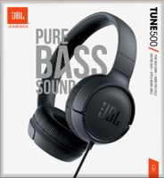 JBL Tune 500 Headset Bedraad Hoofdband Oproepen/muziek Zwart - thumbnail