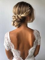 Sally Jane Bridal Dinja Bruidsaccessoire Haarstreng Goud