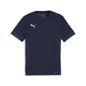 PUMA teamGOAL Matchday Voetbalshirt Donkerblauw Wit