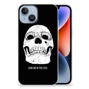 Silicone Back Case Apple iPhone 14 Skull Eyes