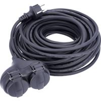 AS Schwabe 60661 Stopcontactsplitter Zwart