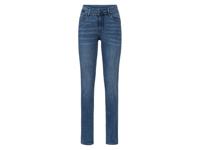 esmara Dames jeans - straight fit (36, Blauw/lang)