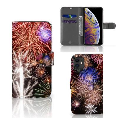 Apple iPhone 11 | Wallet Case | met Pasjes | Vuurwerk