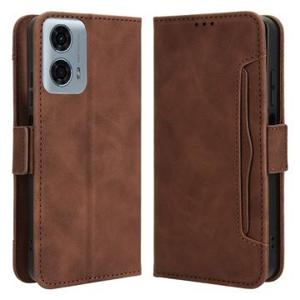 Motorola Moto G34 Cardholder Series Portemonnee Hoesje - Bruin