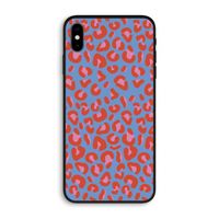 Leopard blue: iPhone XS Max Biologisch afbreekbaar hoesje