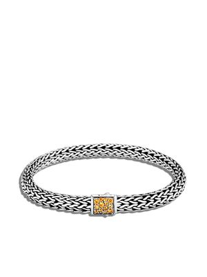 John Hardy petit bracelet Classic Chain en argent à design réversible