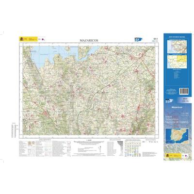 Topografische kaart 93-II Mazaricos | CNIG - Instituto Geográfico Nacional