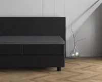 Dreamhouse Dubbel Jersey 220 gr. Topper Hoeslaken Antraciet 140 x 200/220 cm