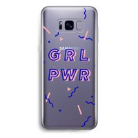 GRL PWR: Samsung Galaxy S8 Plus Transparant Hoesje