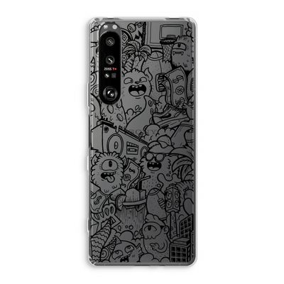 Vexx Black City : Sony Xperia 1 III Transparant Hoesje