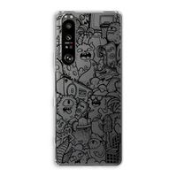 Vexx Black City : Sony Xperia 1 III Transparant Hoesje
