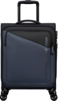 American Tourister Daring Dash Expandable Spinner 55cm Black/Grey