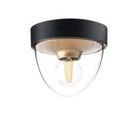 Nowodvorski Buitenlamp Nook Ø 18 cm goud zwart