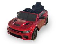 Dodge Charger SRT, 12-volt elektrische kinderauto, lederen zitje, rubberen banden, kinderaccu auto!