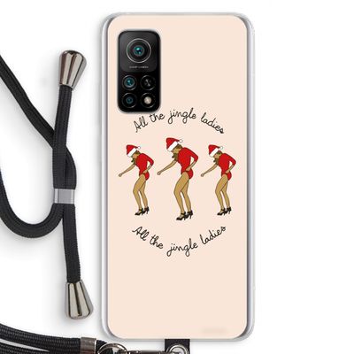 Jingle Ladies: Xiaomi Mi 10T 5G Transparant Hoesje met koord