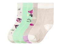 lupilu 5 paar kinder sokken (19-22, Groen/wit/beige)