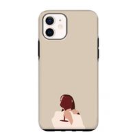 I drink wine: iPhone 12 mini Tough Case