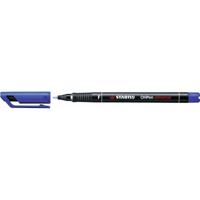 Permanente markeerstift Stabilo OHPen Blauw 10 Onderdelen