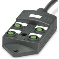 Phoenix Contact SACB-4/ 8-10,0PUR SCO P 1452437 Passieve sensor/actorbox M12-verdeler met kunststof schroefdraad 1 stuk(s)