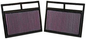 K&N vervangingsfilter passend voor Mercedes-Benz CL600 5.5L-V12 2003-2011 (2 per box) (33-2412) 332412