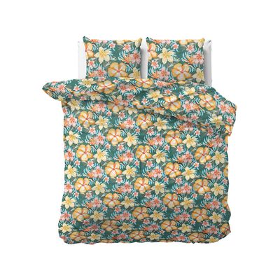 Sleeptime Elegance Pastel Jungle Dekbedovertrek Lits-jumeaux (240 x 220 cm + 2 kussenslopen) Sleeptime Elegance Pastel Jungle Dekbedovertrek Lits-jumeaux (240 x 220 cm + 2 kussenslopen)