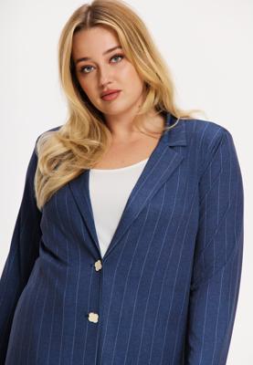 Yoek Blazer PINSTRIPE | Blauw | Maat 54/56