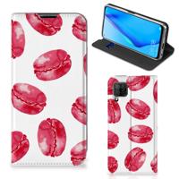 Huawei P40 Lite | Flip Style Cover | Pink Macarons
