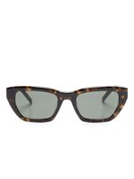 Saint Laurent Eyewear lunettes de soleil SL M127 F à monture papillon - Marron