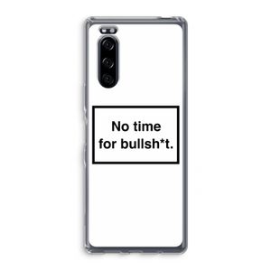 No time: Sony Xperia 5 Transparant Hoesje