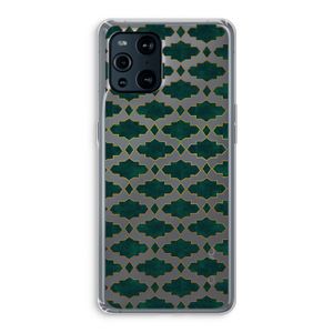 Moroccan tiles: Oppo Find X3 Transparant Hoesje