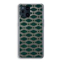 Moroccan tiles: Oppo Find X3 Transparant Hoesje