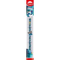 Liniaal maped twist n flex dragon 30cm blauw