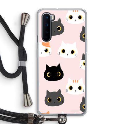 Katten: OnePlus Nord Transparant Hoesje met koord