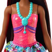 Barbie Pop Dreamtopia Prinses Zwart Met Rood Haar - thumbnail