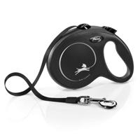 Flexi New Classic Geel Hond Intrekbare riem 5 m