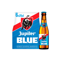 Jupiler Blue Pils Bier Flessen 6 x 25 cl bij Jumbo