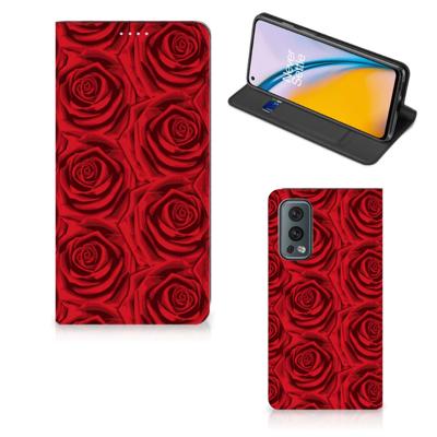 OnePlus Nord 2 5G Smart Cover Red Roses OnePlus Nord 2 5G Smart Cover Red Roses