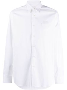 Prada chemise à patch logo - Blanc