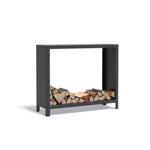 Forno LOGG houtopslag 120 x 40 x 100 cm zwart