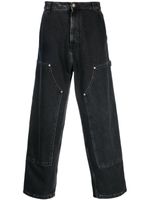 Carhartt WIP jean ample Nash à empiècements contrastants - Noir
