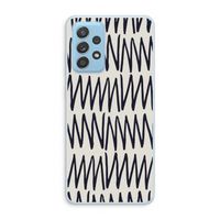Marrakech Zigzag: Samsung Galaxy A73 Transparant Hoesje Marrakech Zigzag: Samsung Galaxy A73 Transparant Hoesje