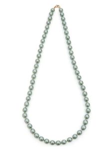 CHANEL Pre-Owned collier à perles artificielles (années 1990) - Vert